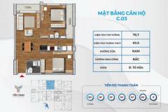 Cần bán căn hộ suất ngoại giao giá 19.5tr/m2 tại dự án NOXH NHS Trung Văn Nam Từ Liêm Hà