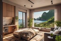 ĐỘC QUYỀN STUDIO VIEW BIỂN XANH ISLAND CÁT BÀ - SUNGROUP - GIÁ TỪ 1,88 TỶ, FULL NỘI THẤT