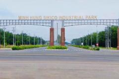 ĐẤT ĐẸP CỤM  CÔNG NGHIỆP MINH HƯNG SIKICO 7.370M GIÁ 4,5TY