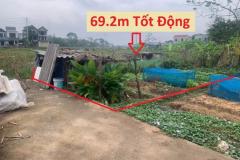 CHÍNH CHỦ BÁN LÔ ĐẤT 69,2M TẠI TỐT ĐỘNG-CHƯƠNG MỸ-HÀ NỘI