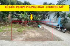 CHÍNH CHỦ CẦN TIỀN BÁN LÔ ĐẤT 49.88M TẠI PHỤNG CHÂU-PHƯỜNG CHƯƠNG MỸ-HÀ NỘI