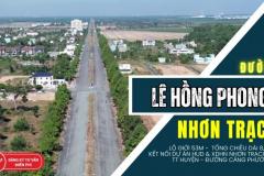 Bán nền đất mặt tiền đường Lê Hồng Phong dự án HUD Nhơn Trạch Đồng Nai