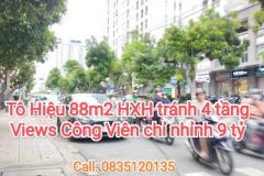Hiếm Khu Tô Hiệu - 88m2 - 4 tầng - HXH vô nhà - Views công Viên