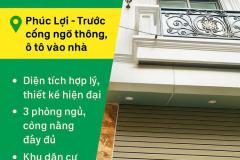 ???? BÁN NHÀ 5 TẦNG – GIÁ RẺ NHẤT LONG BIÊN<br />
???? Phúc Lợi – Trước cổng ngõ thông, ô tô đỗ