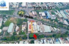 Bán Xưởng 200m2 mặt tiền Trần Văn Giàu – Ngay Vòng Xoay Tỉnh Lộ 10 – Chỉ 6.5 tỷ TL