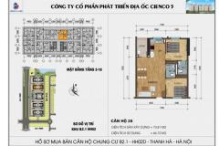 Bán căn hộ 74m² tầng đẹp, ban công hướng Nam tại KĐT Thanh Hà Cienco 5– Có thể cải tạo t
