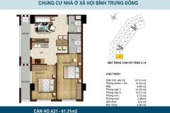 Bán Chung Cư Bluesky tower Q2, Liền Kề GLobal, Giá Sốc. Căn Góc tầng đẹp 2PN 2WC 2,4