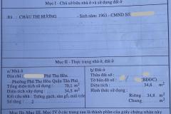 35M2 HẺM THÔNG PHÚ THỌ HOÀ, Ngang 5m nở hậu, 3.69 tỷ