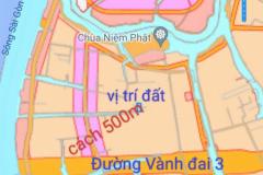 Mặt tiền An Sơn 32, 500m² thổ cư 100m².<br />
Đường xe tải ra vào, vị trí đông dân cư,