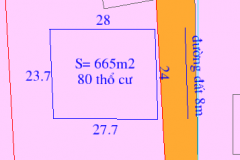 BÁN NHANH lô đất 24×27.7m Thôn 1 gần KCN Becamex Vsip (đất phủ hồng 100%)! !!