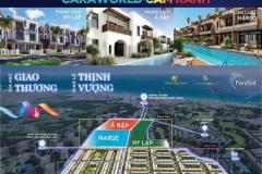 Booking Nhà Phố liền kề Cara World cạnh sân bay Cam Ranh hoàn thiện  full nội thất.