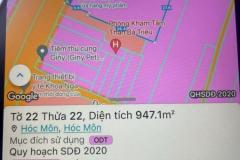 MẶT TIỀN BÀ TRIỆU TRUNG TÂM HÓC MÔN FULL THỔ – VỊ TRÍ VÀNG KINH DOANH ĐỈNH