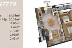 Cho thuê căn hộ 2PN tạii HQC 35 Hồ Học Lãm, Bình Tân 6 triệu. Nhà mới 100% ở ngay