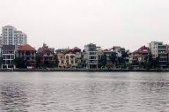 Bán nhà mặt Hồ Tây  phố Quảng An, Từ Hoa Quận Tây Hồ 373m²  mặt tiền rộng