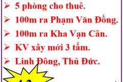 Bán nhà 2 lầu- 5 phòng ngủ- DT 99m2- Xe hơi ngủ trong nhà- Linh Đông- Chỉ 4.2 tỷ